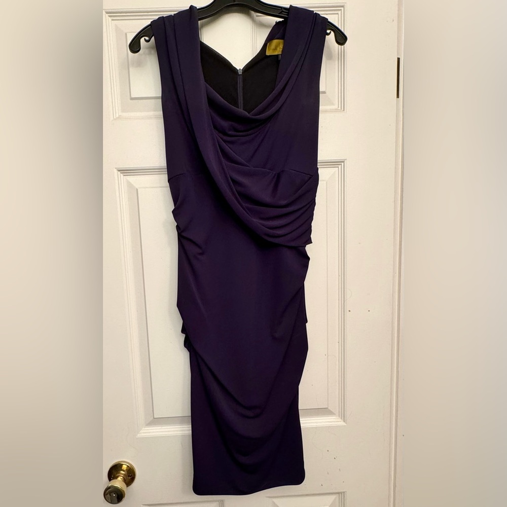 Nicole Miller cocktail dress, navy, size 10